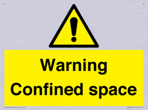 Warning Confined space
